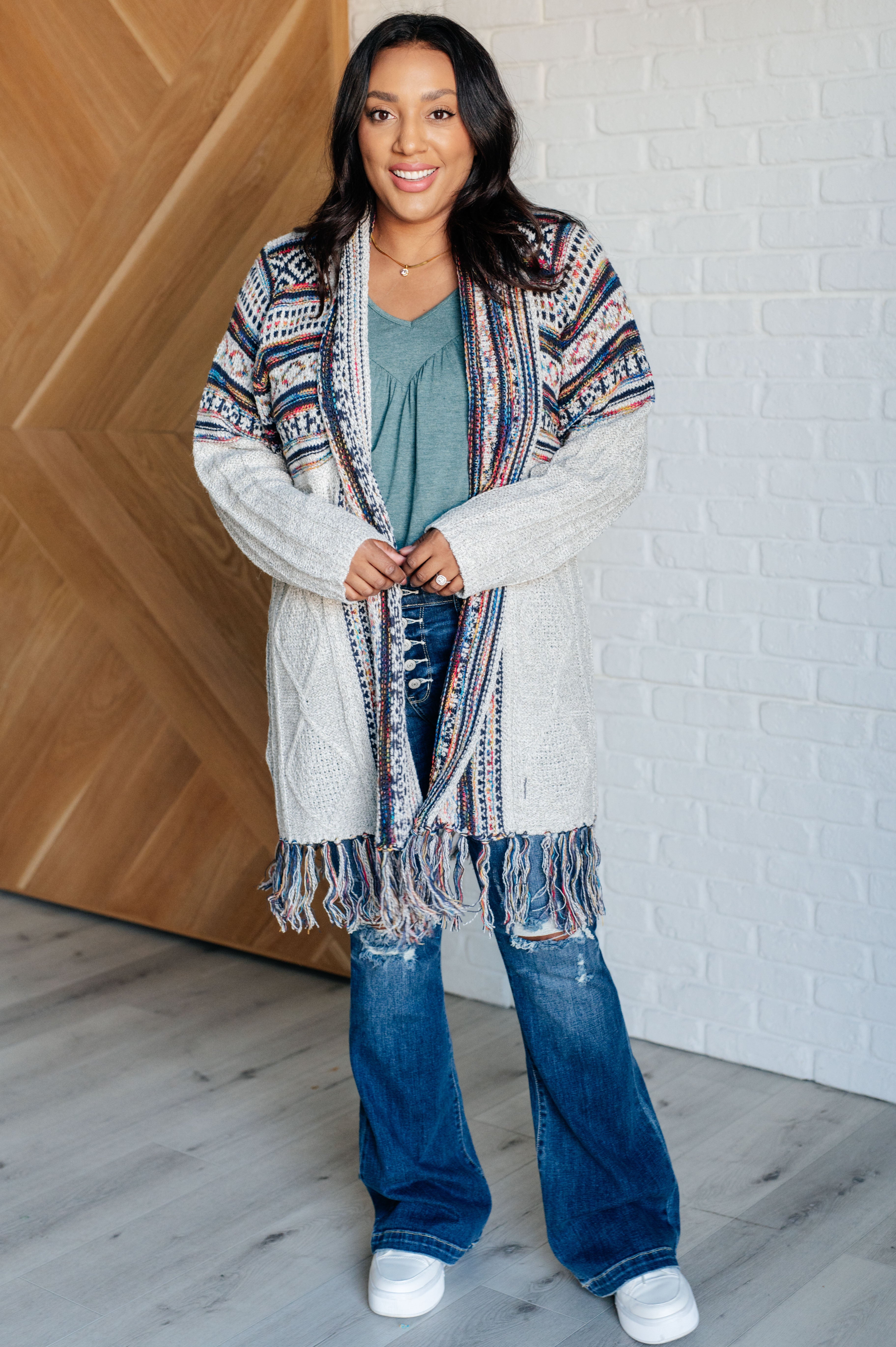 Maxct &Oh So Lucky Fringe Cardigan