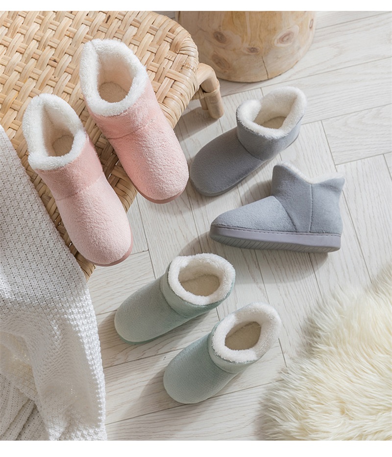 Winter Warm Plush Slip-on Anti-slip Faux Fur Boots for Women - true deals club