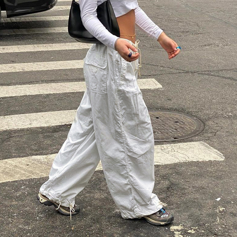 Maxct Size Friendly Low Waist Parachute Cargo Pants