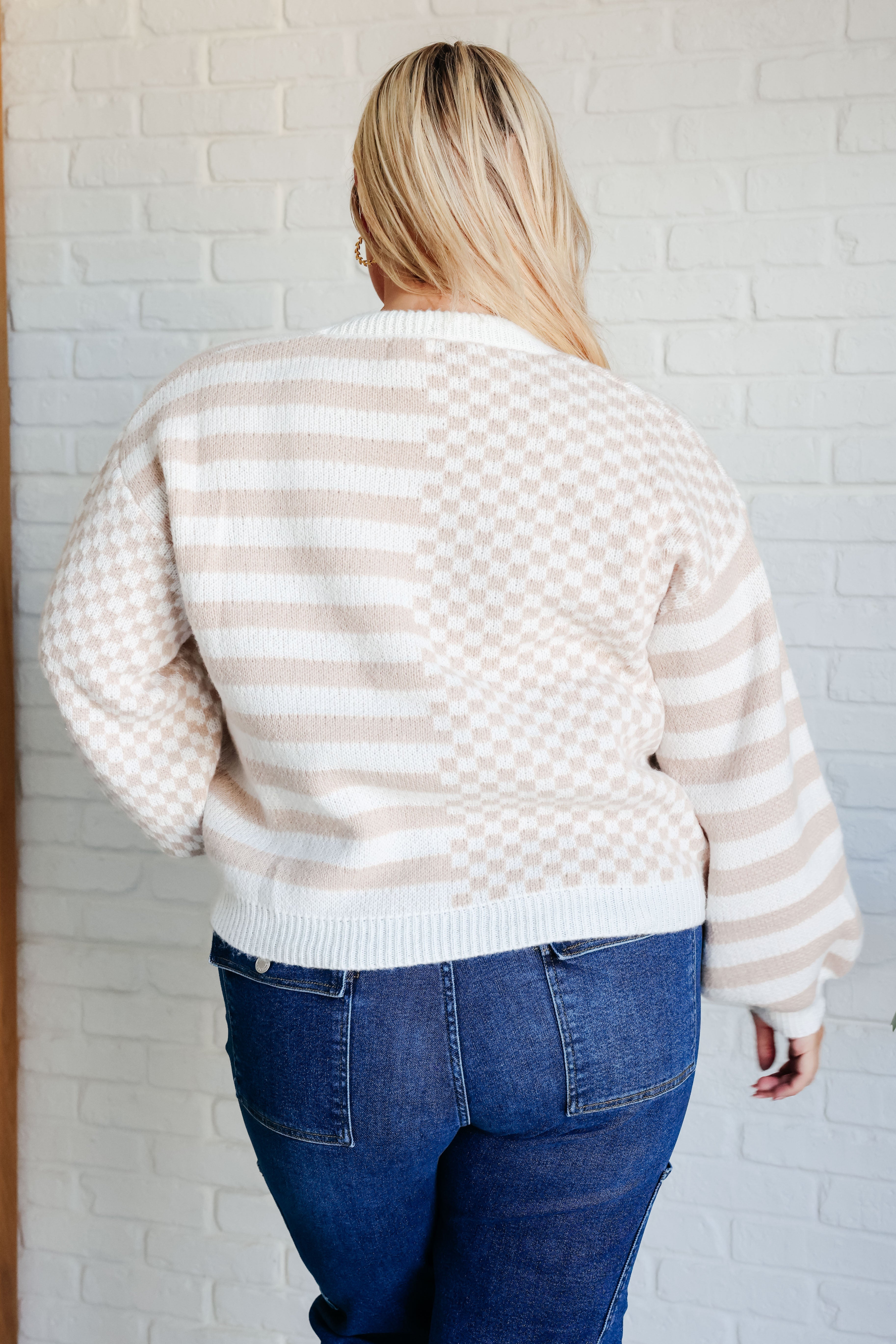 Maxct &Check That Line Cardigan