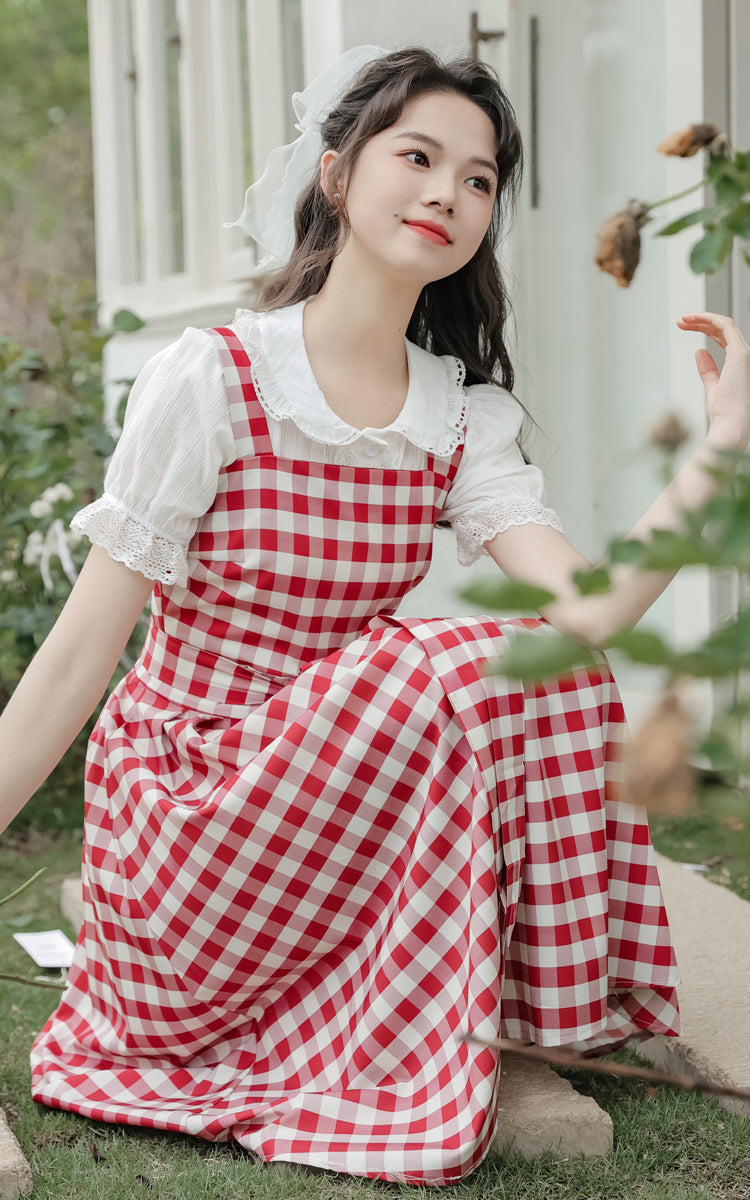 Gingham Picnic Cami Dress Maxct