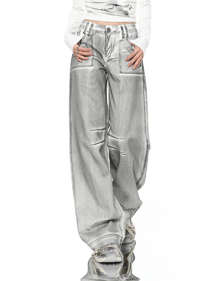 High Fashion Silver Jeans Maxct