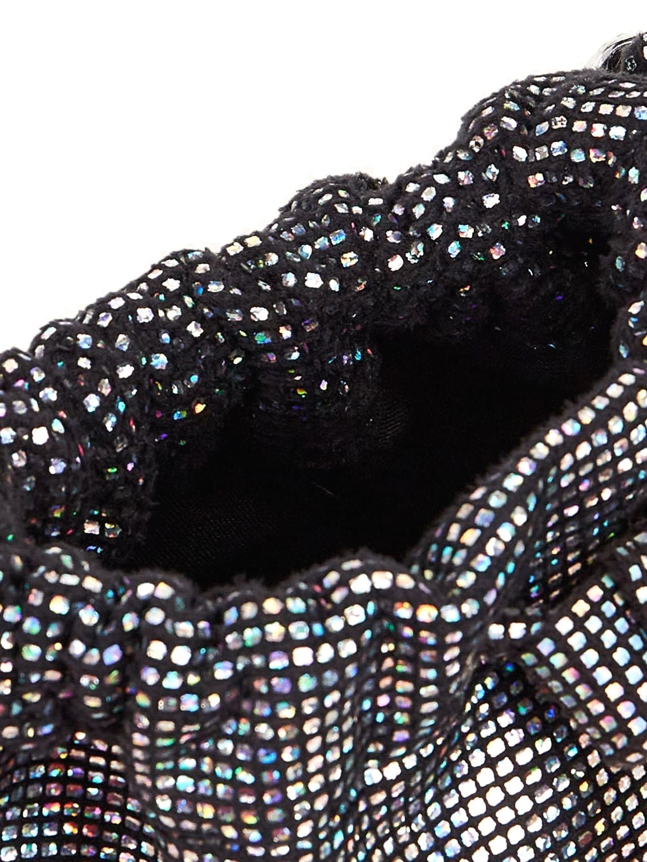 Bag For Love - Drawstring Design Rhinestone Chain Bag  - Women Maxct Bags