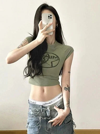 Maxct Maiyah Letter Print T-Shirt