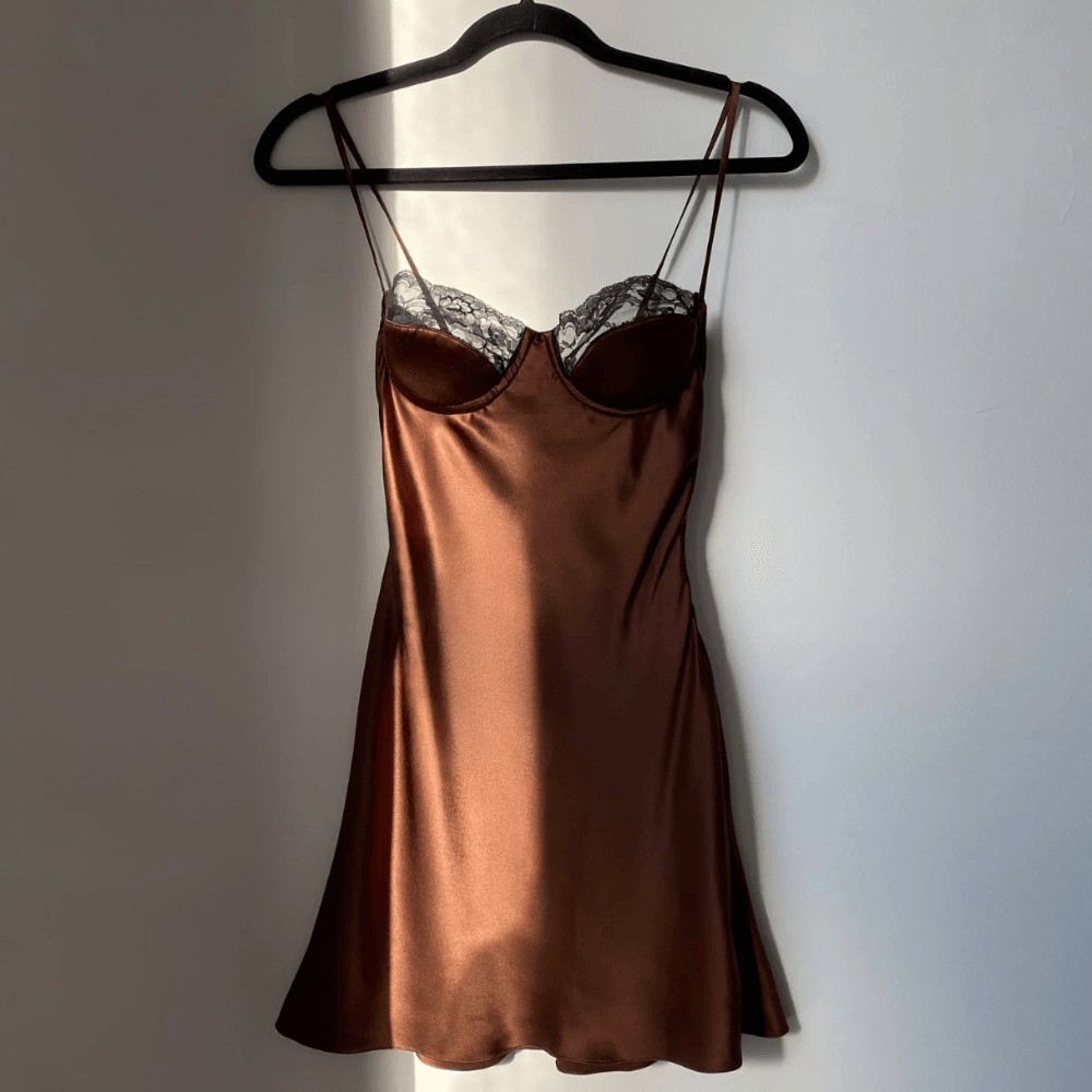 Silk Route Lace Cup Mini Dress Maxct