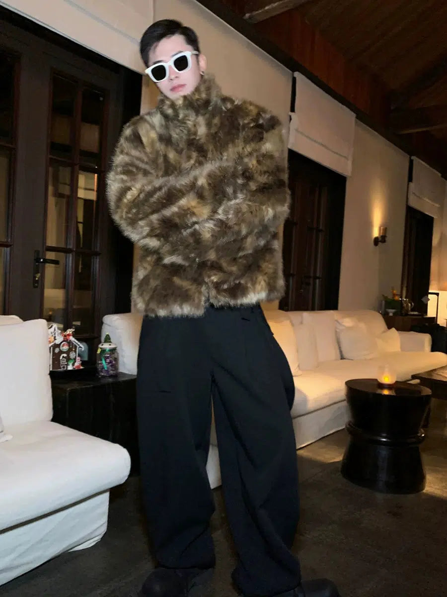 Maxct Faux Fur Mink Coat