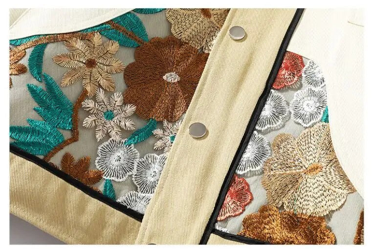 &NEW MITO Floral Embroidered Jacket