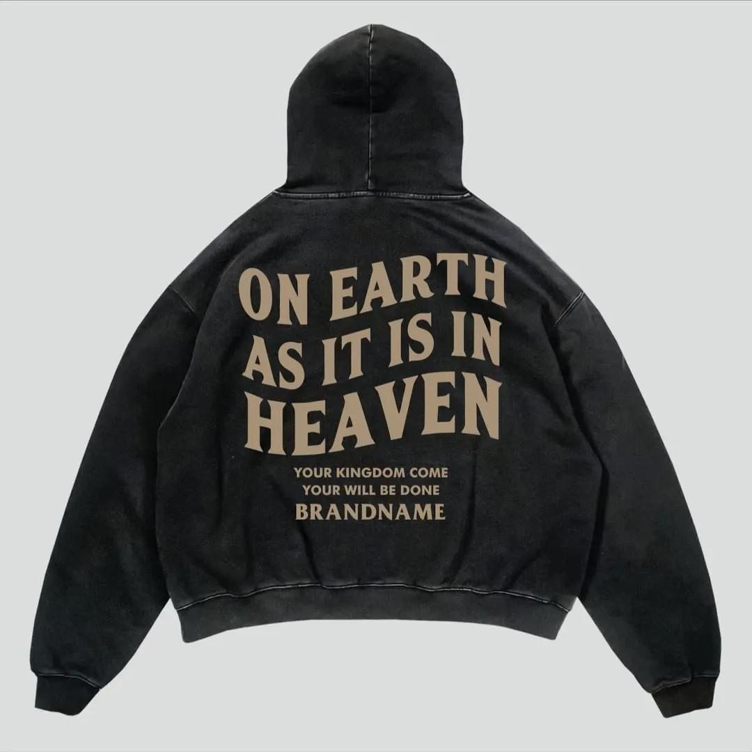 Autumn And Winter American Retro Letter Printing Harajuku Street Loose Hooded Female Y2K Punk Wind Loose Sweatshirt Men Shirt