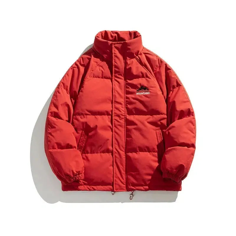Maxct Retro Stand Collar Down Jacket