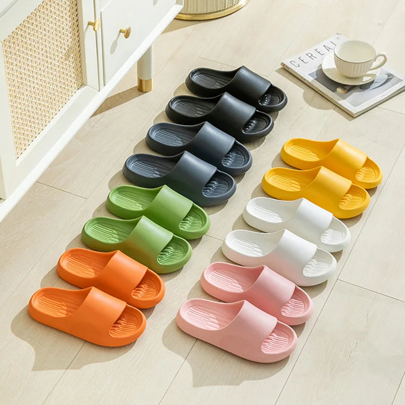 Big and Tall Slippers Comfy Unisex Flat Sandals for Indoor Relaxation Maxct