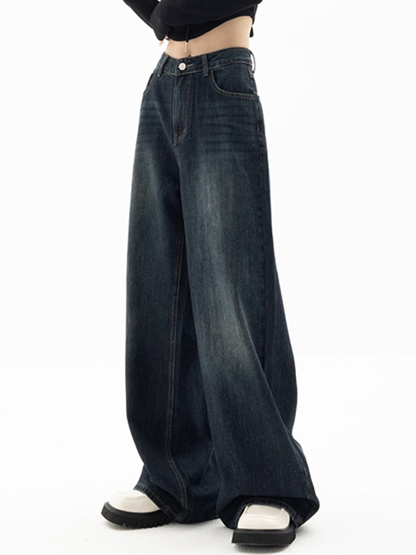 Vintage Blue 90s Boyfriend Jeans Maxct