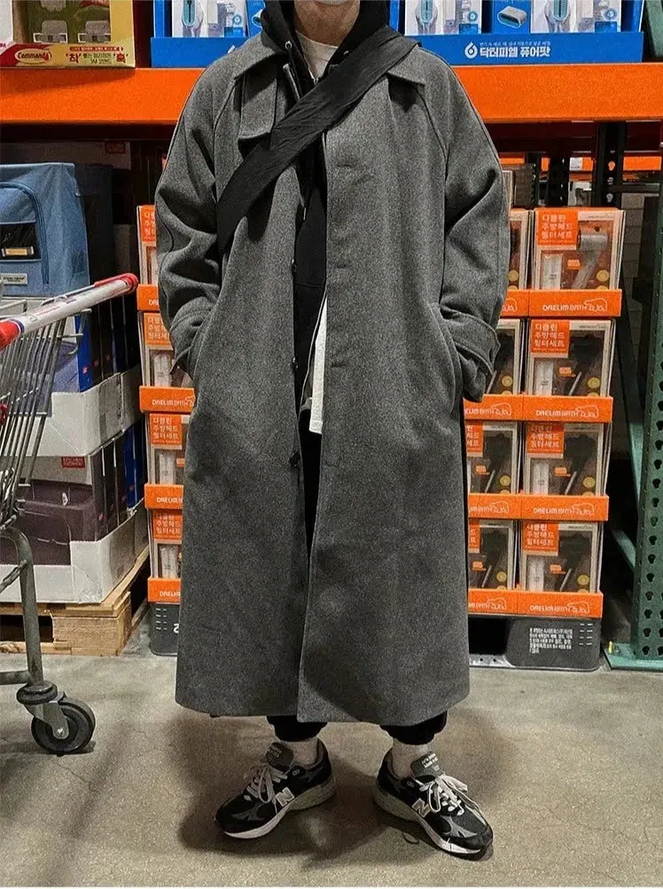 Maxct Thickened Wool Trench Coat