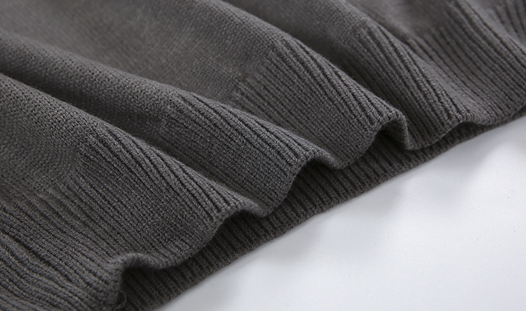 Maxct 2512 Knitted V-Neck Collar Sweater