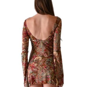 Maxct dress to impress codes Dress New Long Sleeve Double-Layer Mesh Dress Lace Transparent Sexy Back Skirt