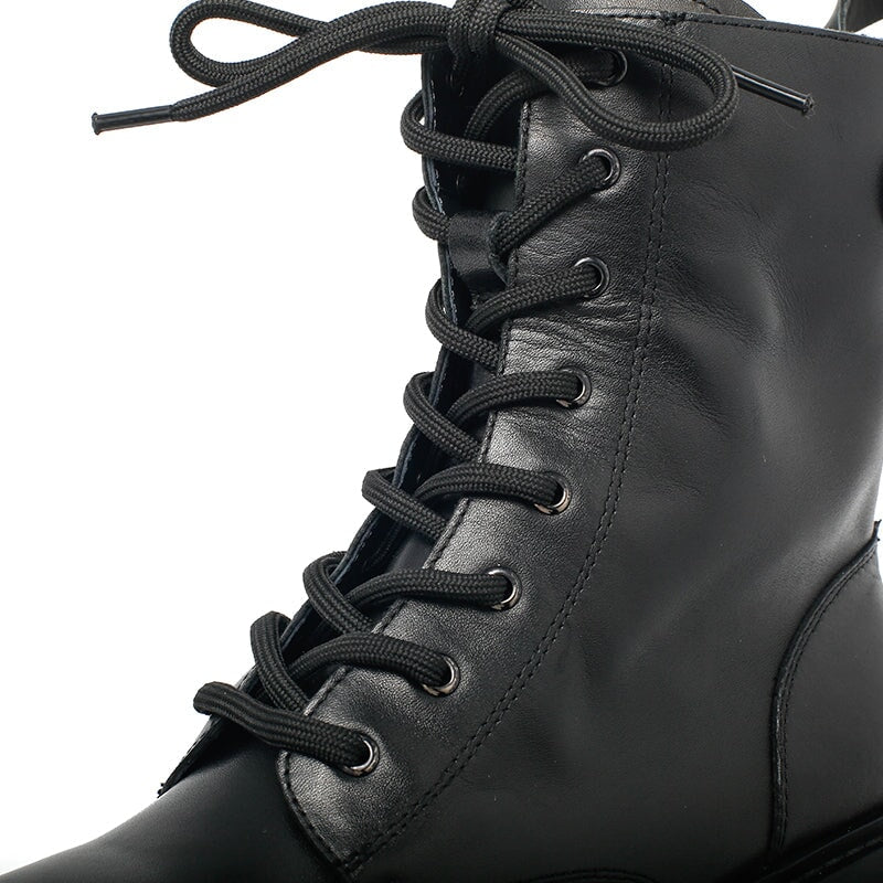 Fashion Combat Boots Designer Retro Chunky Riding Boots Maxct
