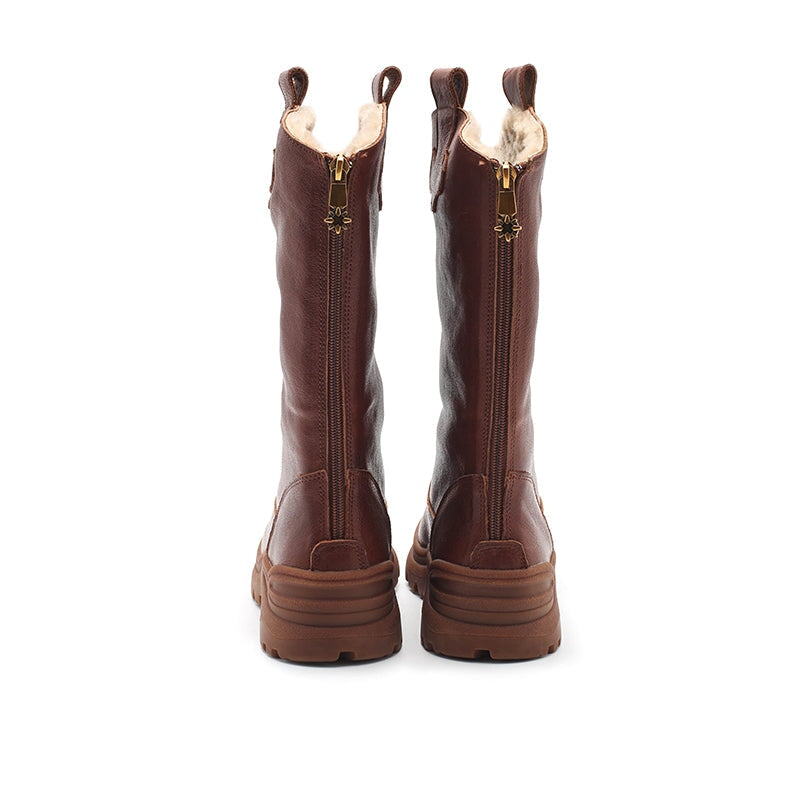 Womens Mid Calf Boots Snow Boots Have Fleece Lined for Cold Winter Maxct
