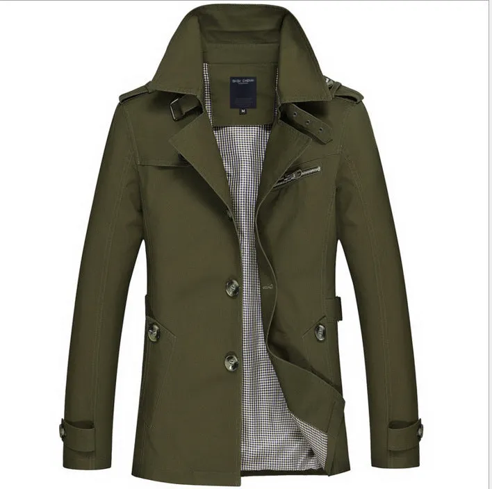 Maxct &Men's Mid-Length Light Coat