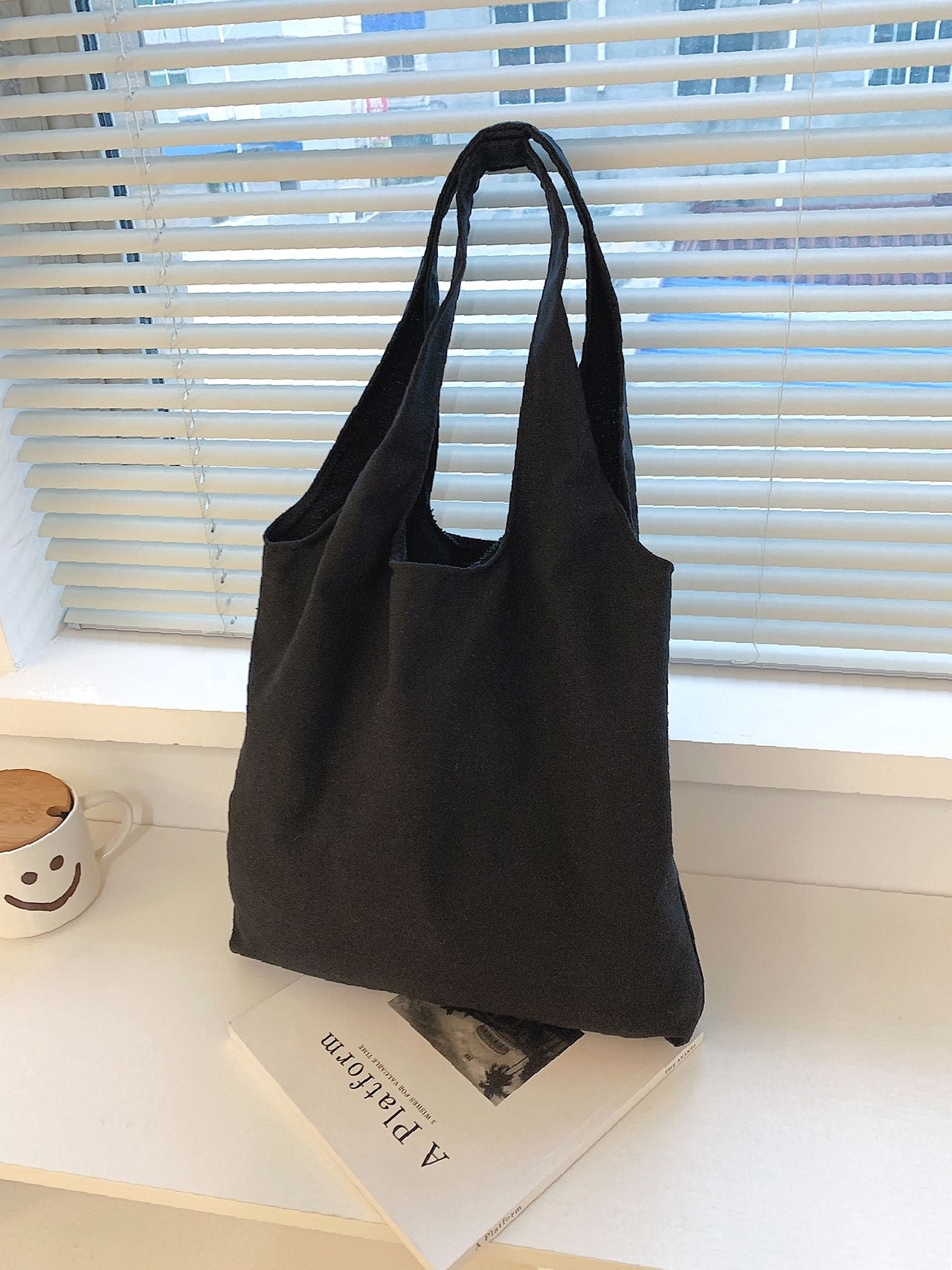 Maxct - Letter Graphic Shopper Bag  - Women Tote Bags