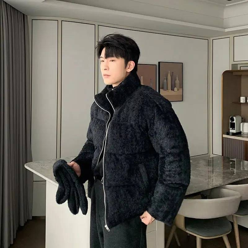 Maxct Cotton-padded Jacket with Scarf