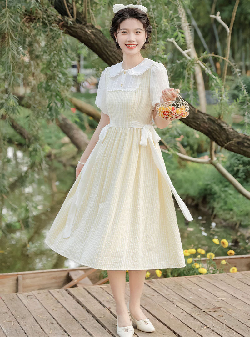 Gingham Picnic Twofer Dress Maxct