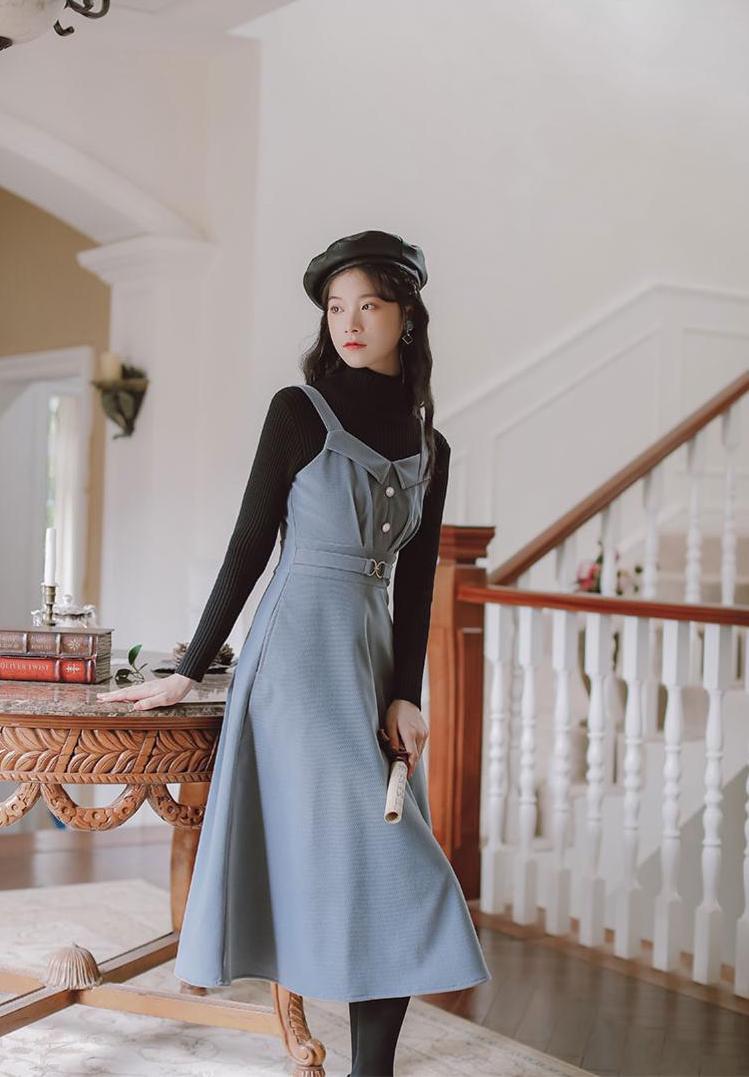 Corduroy Pearl Cami Midi Dress Maxct