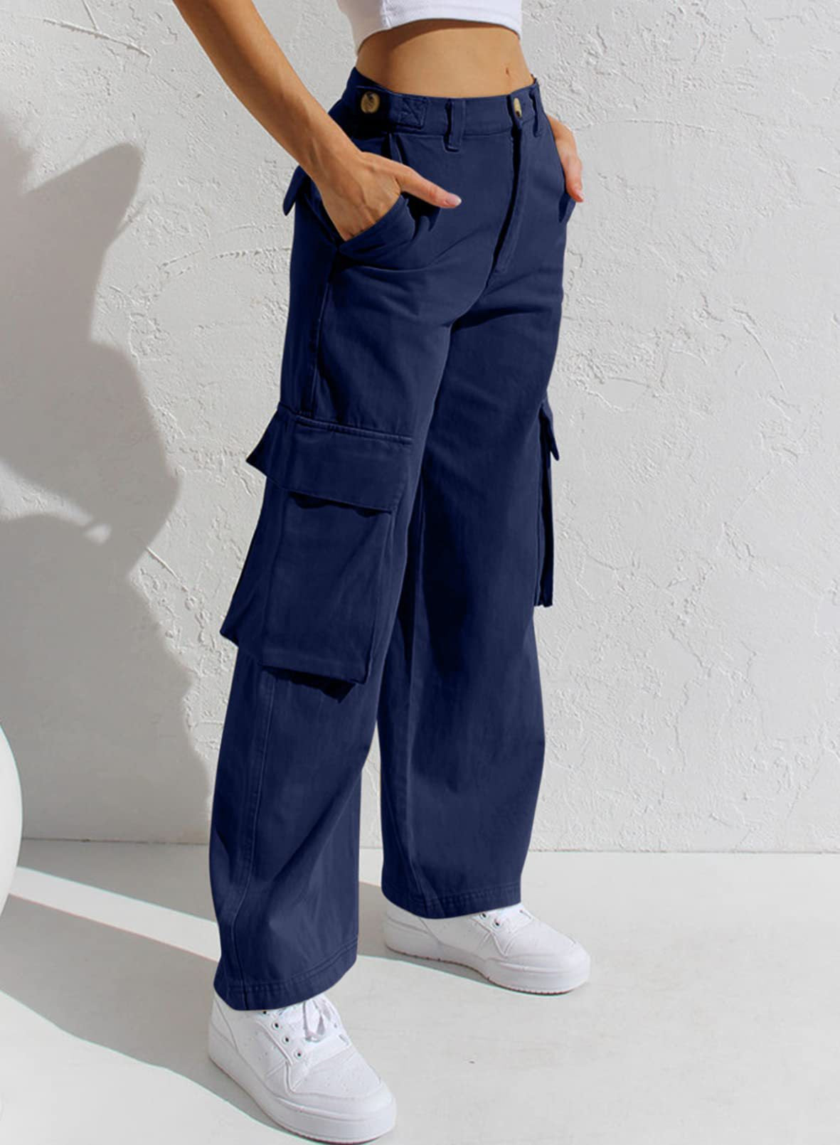 Vintage Pocket Baggy Cargo Jeans Maxct