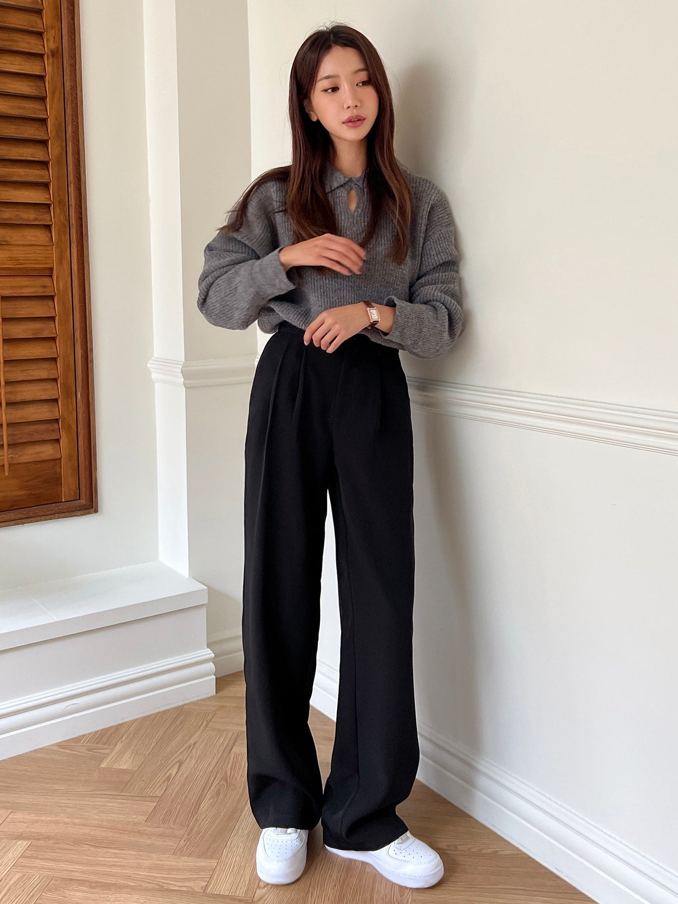 Maxct Plicated Detail Suit Pants