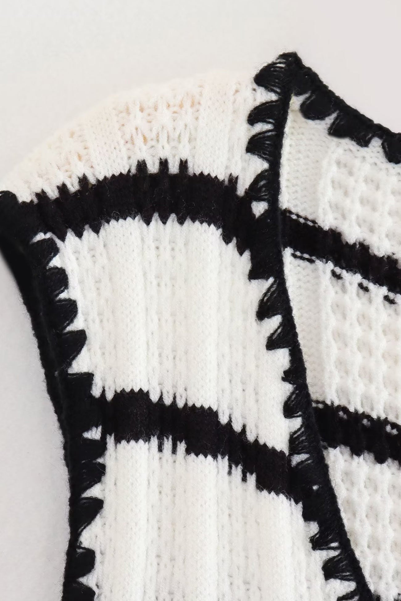 Maxct Striped Knit Tie-up Tank Top Pants Suits