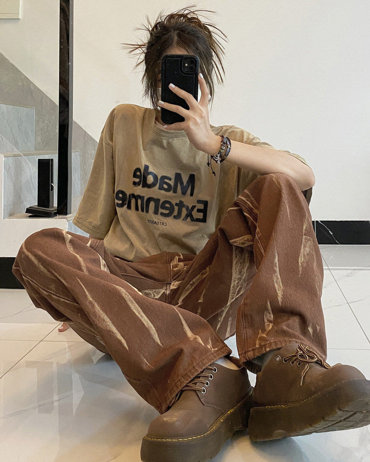 Fashion Week Brown Jeans Maxct