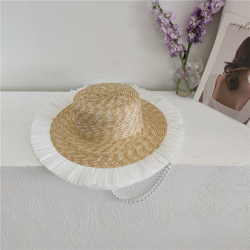 Sun Hat Fashion Wind Straw Women's Burrs Straw Hat