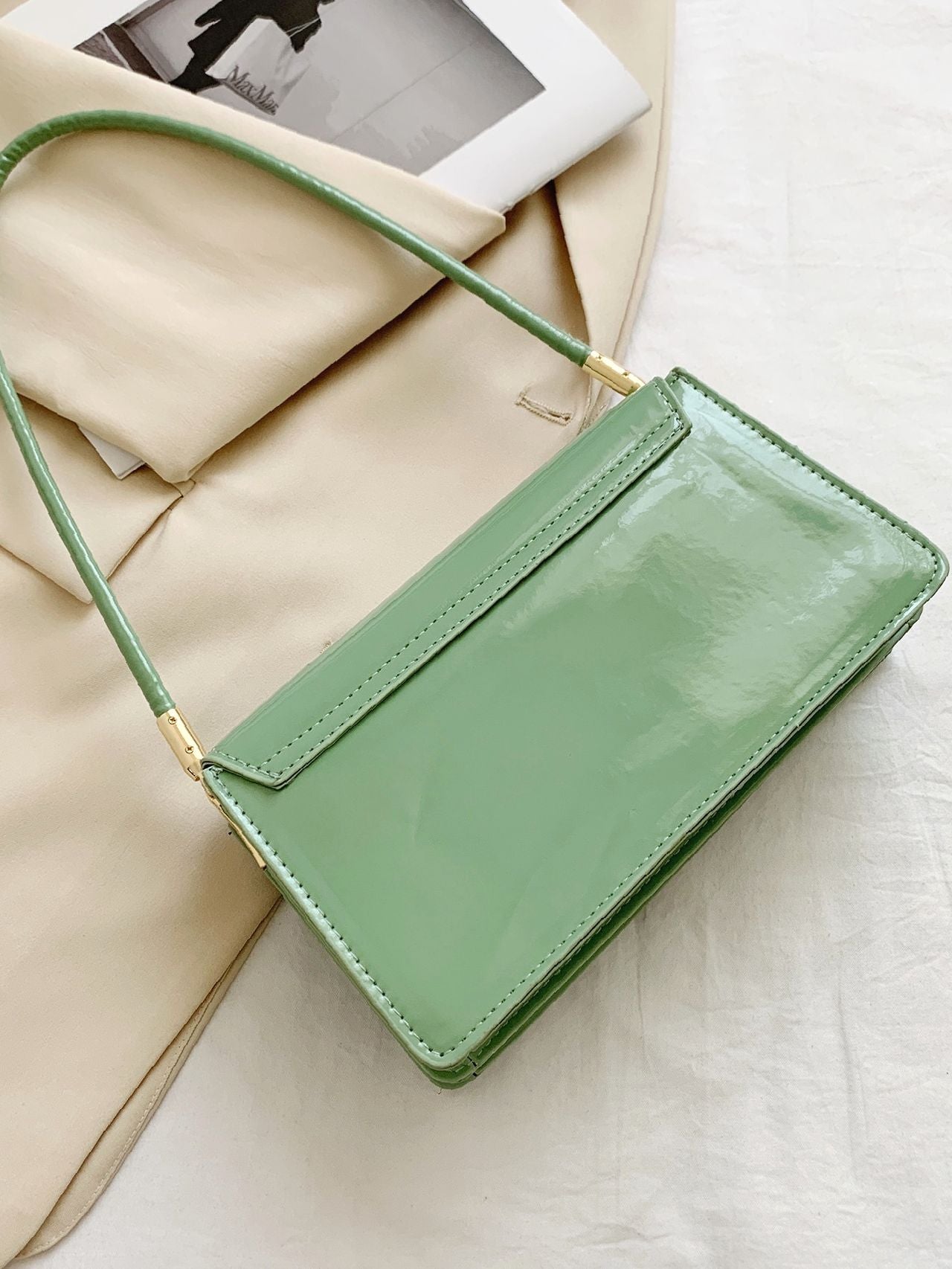 Bag For Love - Patent Maxct Bag  - Women Maxct Bags