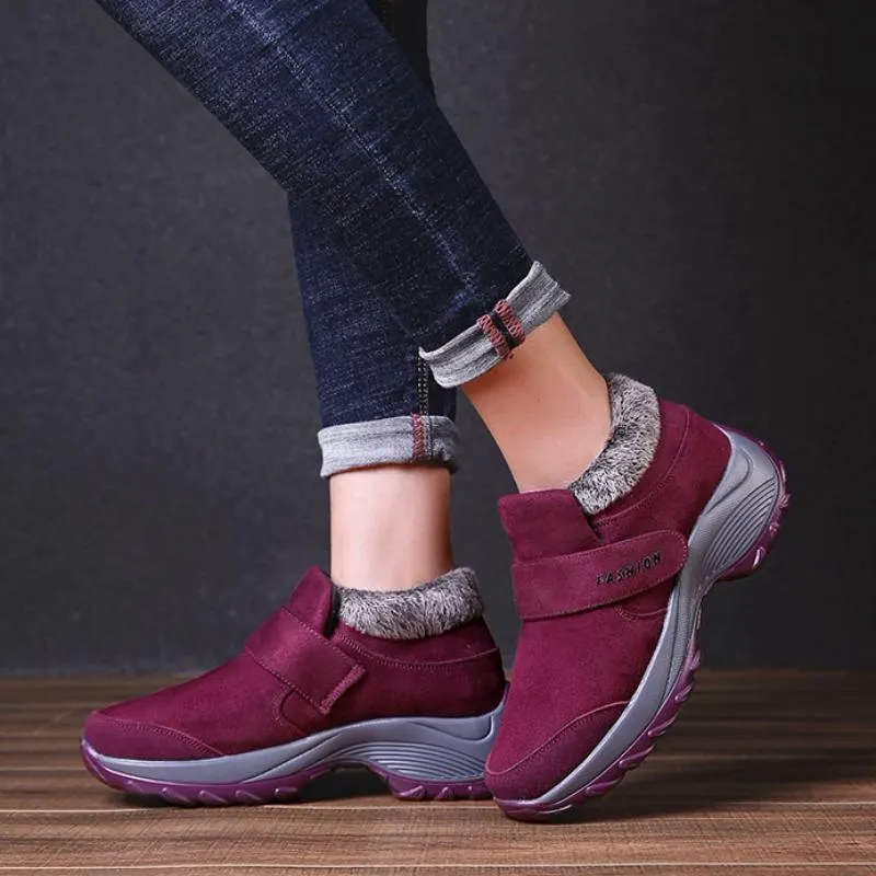 Warm Ankle Boots With Fluff Maxct