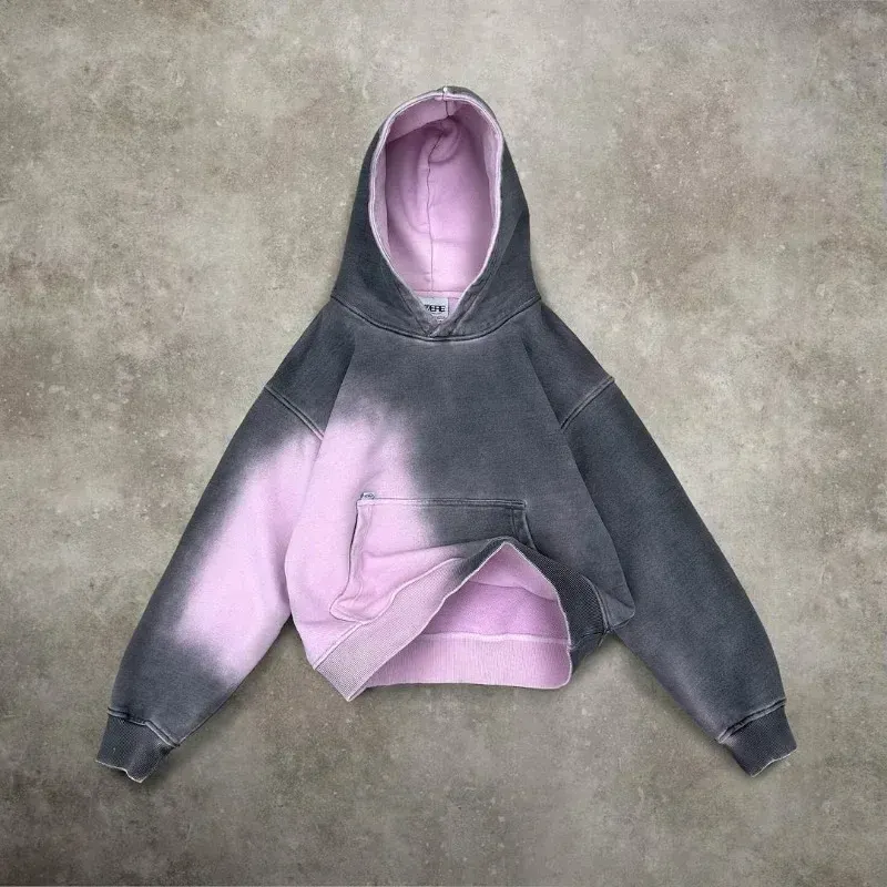 Street Wear New Oversized Long-sleeved Hoodie Men and Women Y2K Harajuku Hip-hop Gothic Punk Clothing Sweatshirt Pullover Unisex