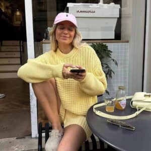 Maxct Trista Knitted Sweater & Shorts Set