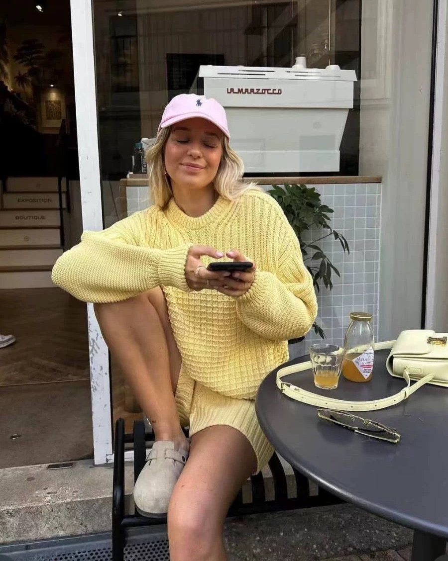 Maxct Trista Knitted Sweater & Shorts Set